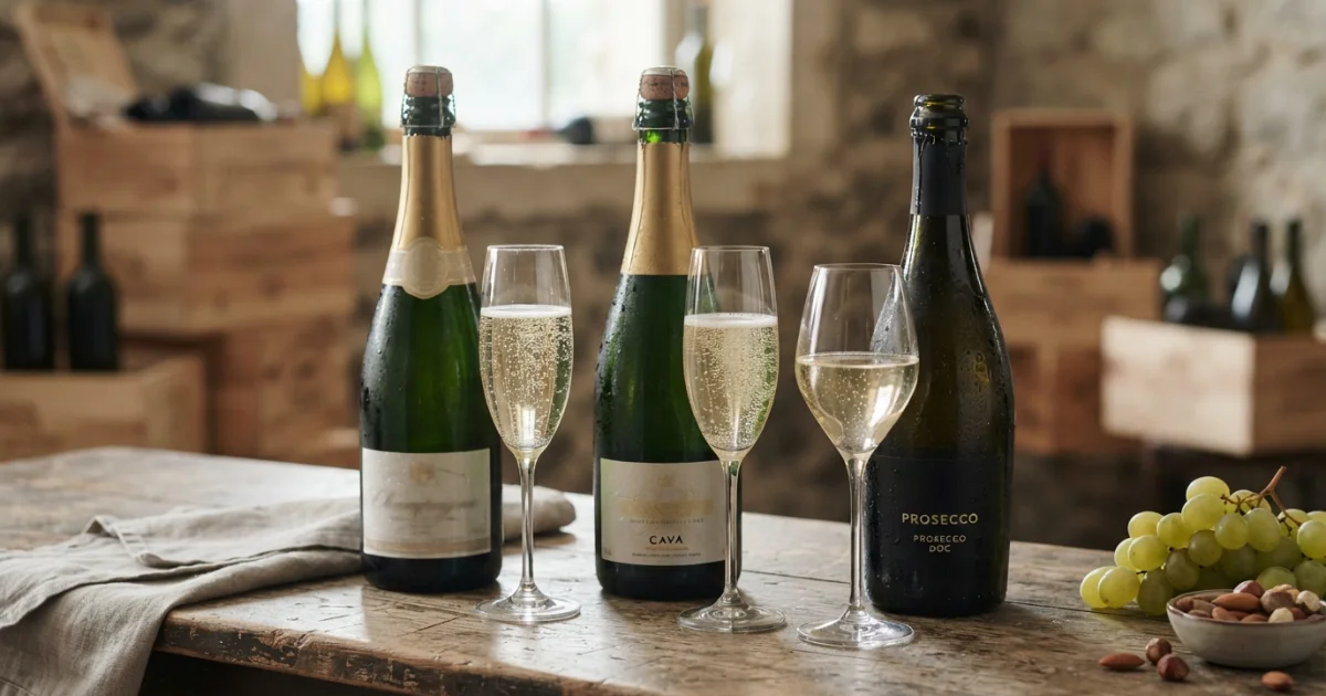 Prosecco, Cava i Szampan: czym różnią się trzy popularne wina musujące?